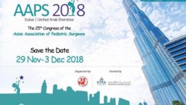 Asian association of Pediatric surgery conference in Dubai